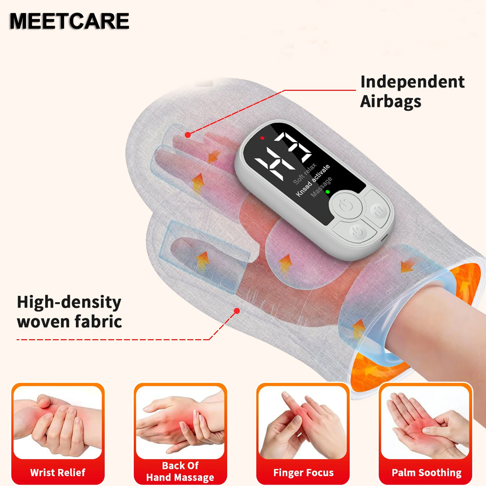 Health Wellness Massage - Hand Massager with Airbag Compression Finger