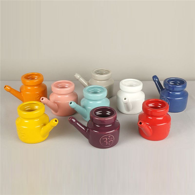 【STOCK】350Ml Ceramic Neti Pot  - Neti Pot Nasal Rinse 评论和价格