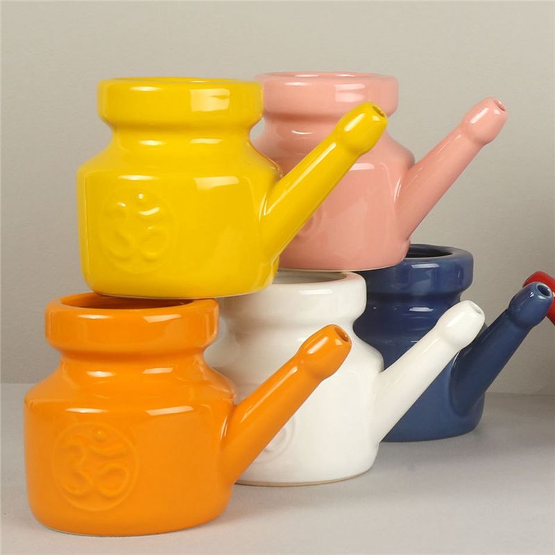 【STOCK】350Ml Ceramic Neti Pot  - Neti Pot Nasal Rinse 评论和价格