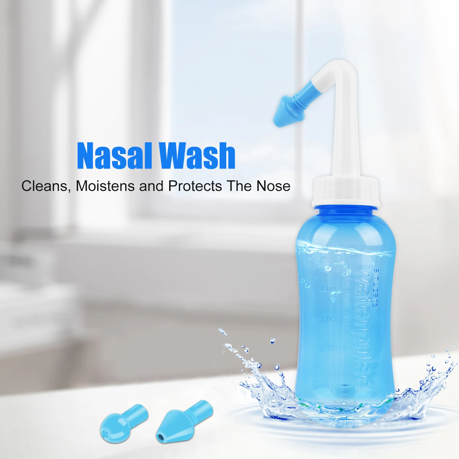 300/500ML Nose Wash Cleaner Na - Neti Pot Nasal Rinse 评论和价格