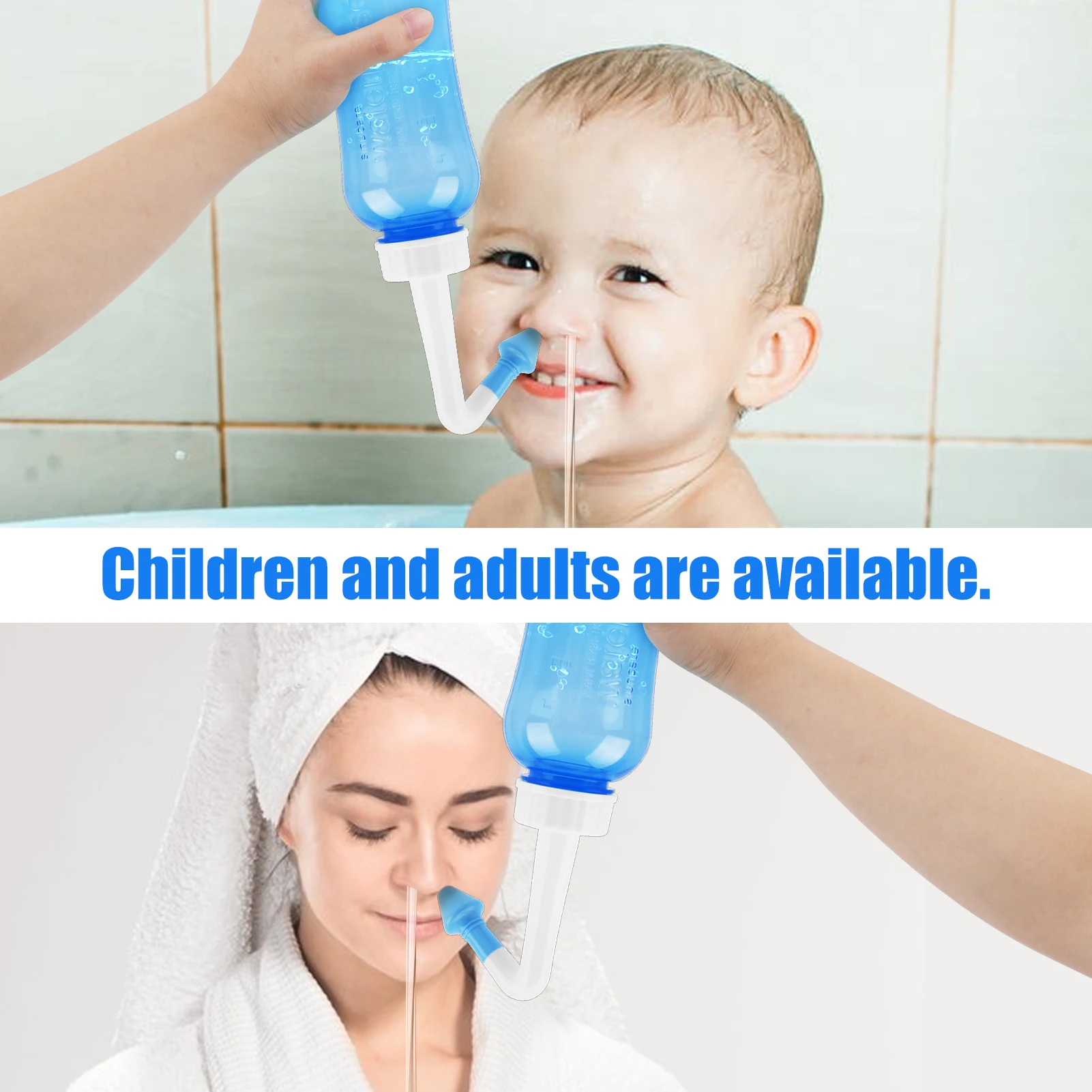 300/500ML Nose Wash Cleaner Na - Neti Pot Nasal Rinse 评论和价格