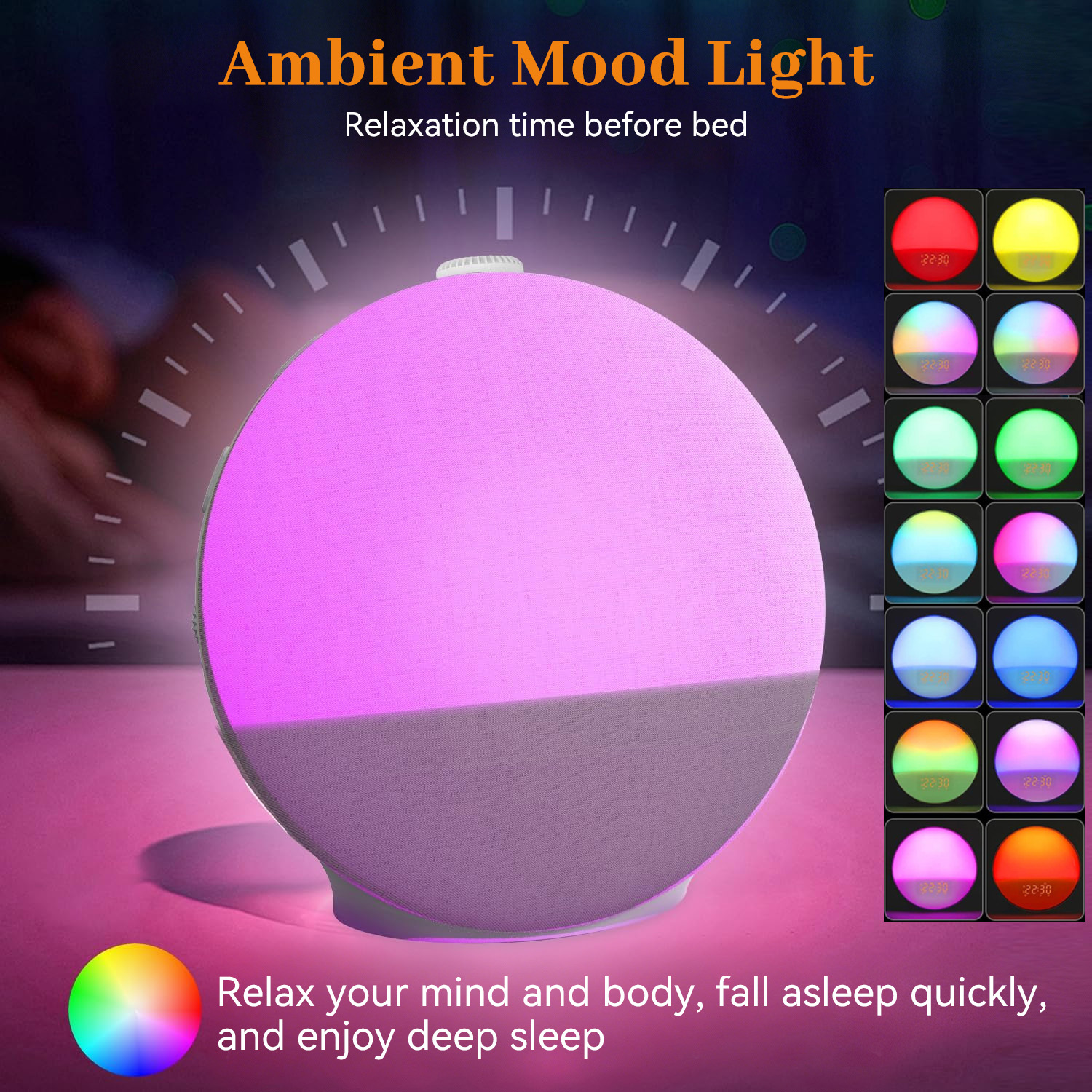 Wake Up Light Sunrise Alarm Cl - White Noise Machine Sleep 评论和价格