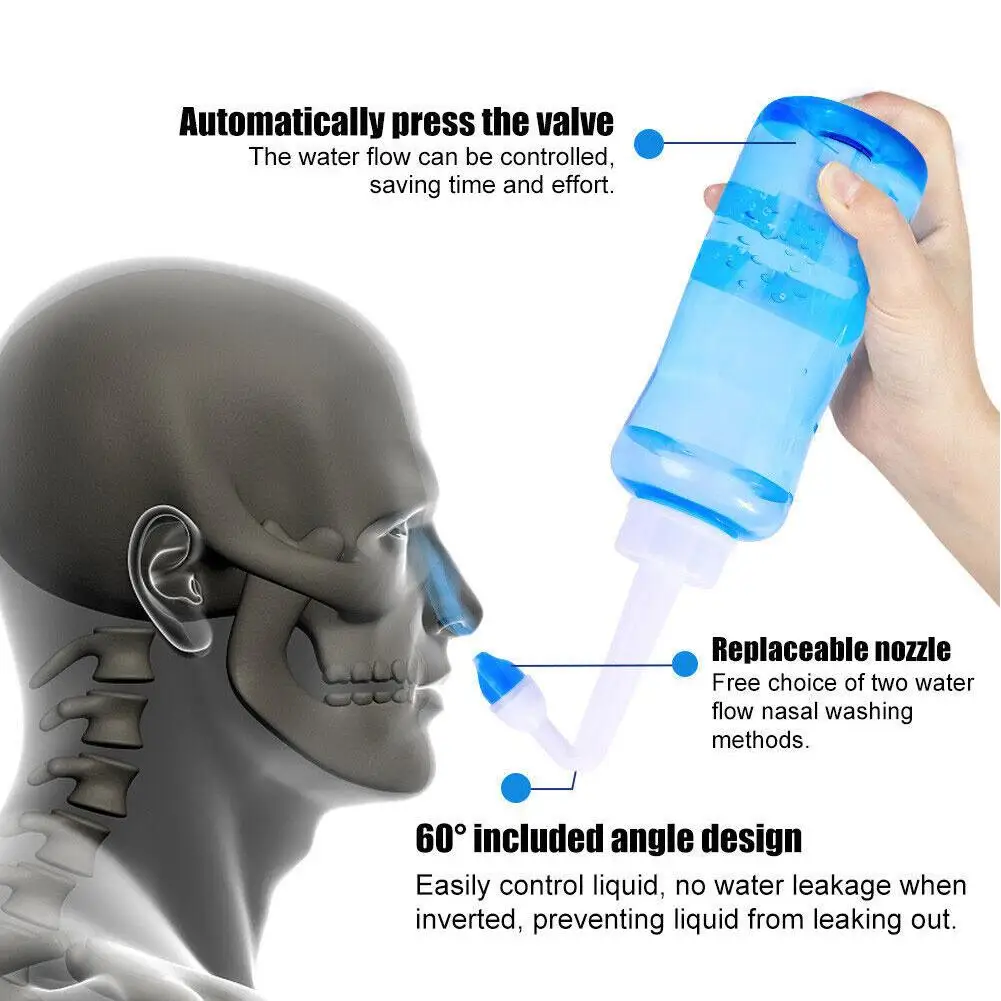 300ml  Nose Wash Cleaner Nasal - Neti Pot Nasal Rinse 评论和价格