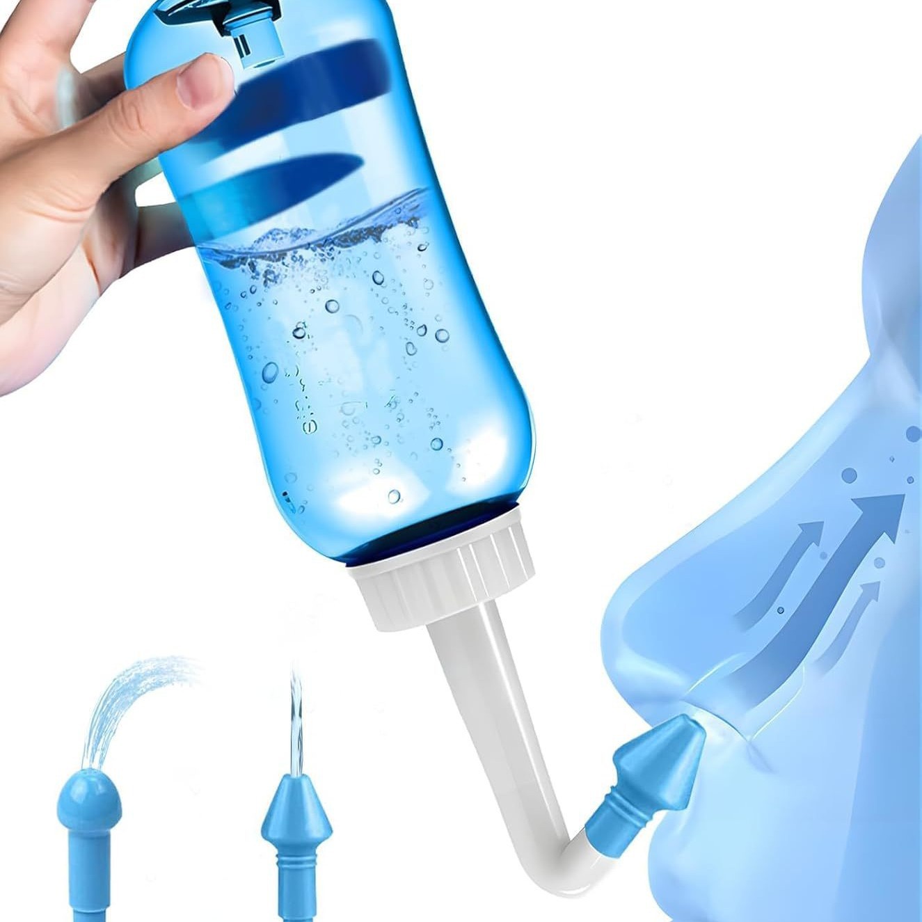 300/500ML Nose Wash Cleaner Na - Neti Pot Nasal Rinse 评论和价格